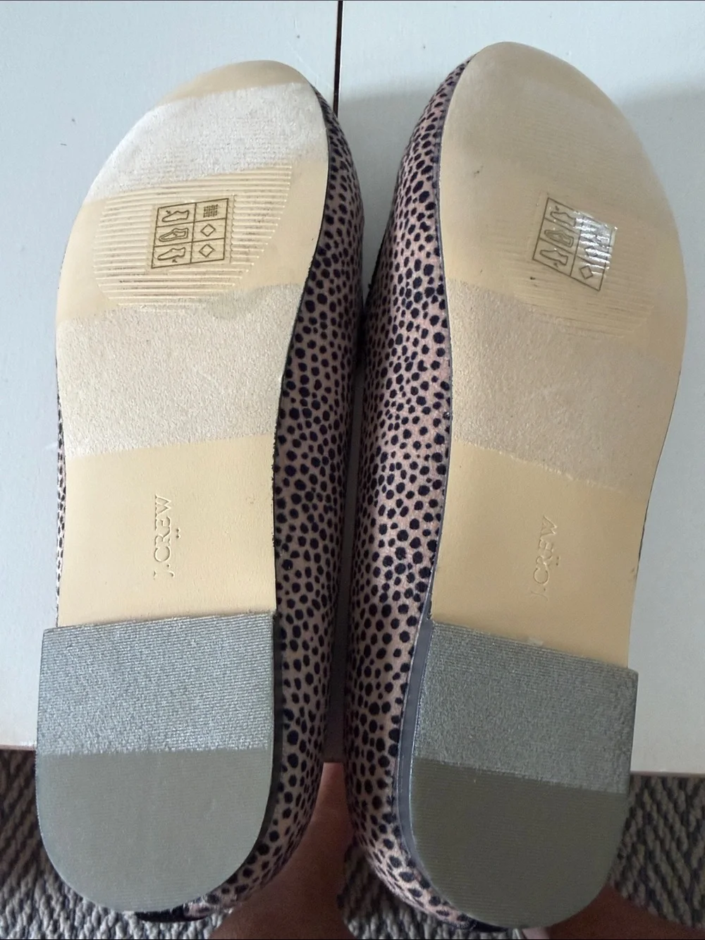 J. Crew Leopard-Effect Loafers in Tan and Black